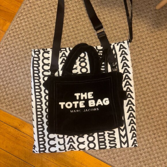 Marc Jacobs Medium Faux Fur Soft Tote Bag - Picture 2 of 6